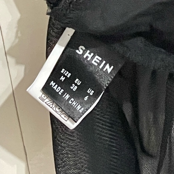 sheer halter neck tie back crop top - Picture 3 of 3